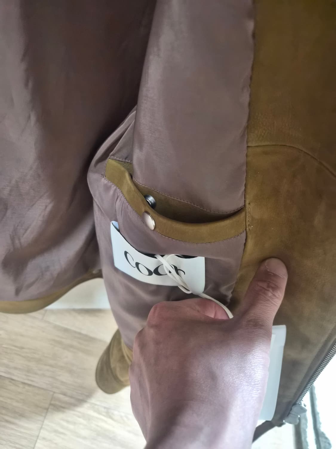 쿠어 스웨이드 라이더 가죽 자켓 L사이즈 상품이미지3