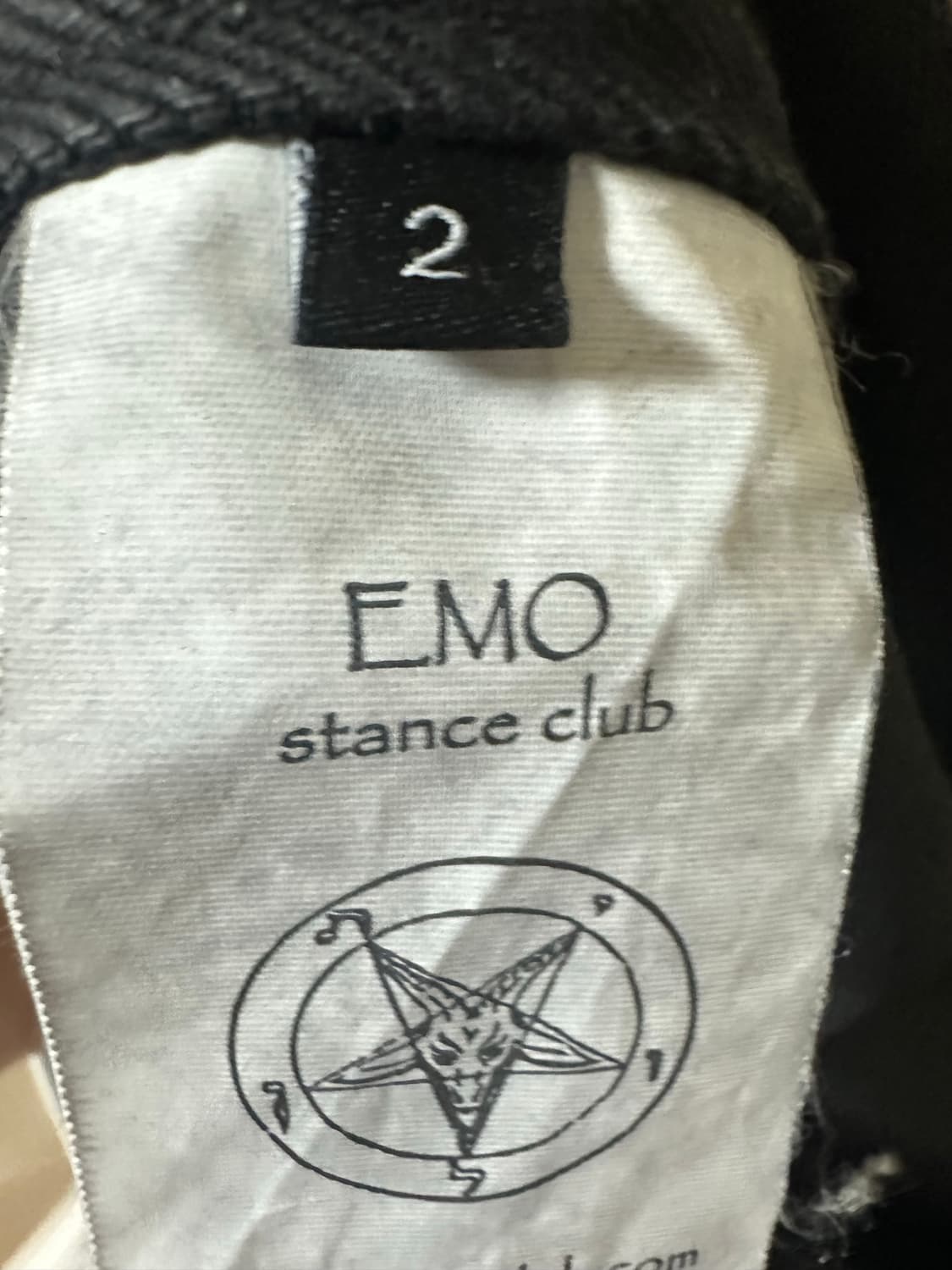 emostanceclub 레더 패치 플레어진 상품이미지4