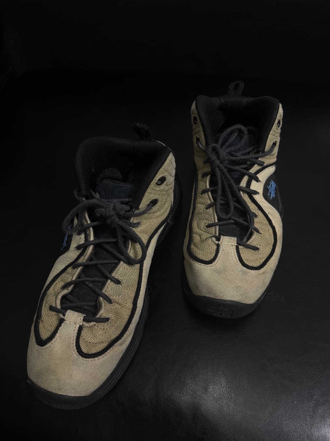 (280)스투시 x 나이키 에어페니2 라탄앤 라임스톤 상품이미지5