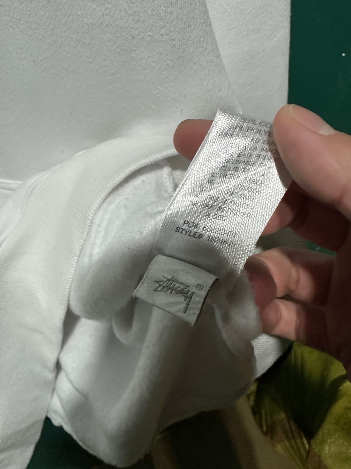 스투시 베이직 후드티 화이트 100-105 상품이미지6