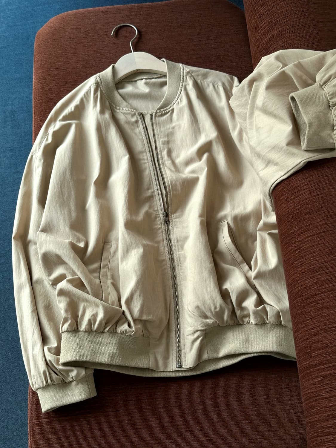 Super high gauge fabric MA-1 over jacket 상품이미지1