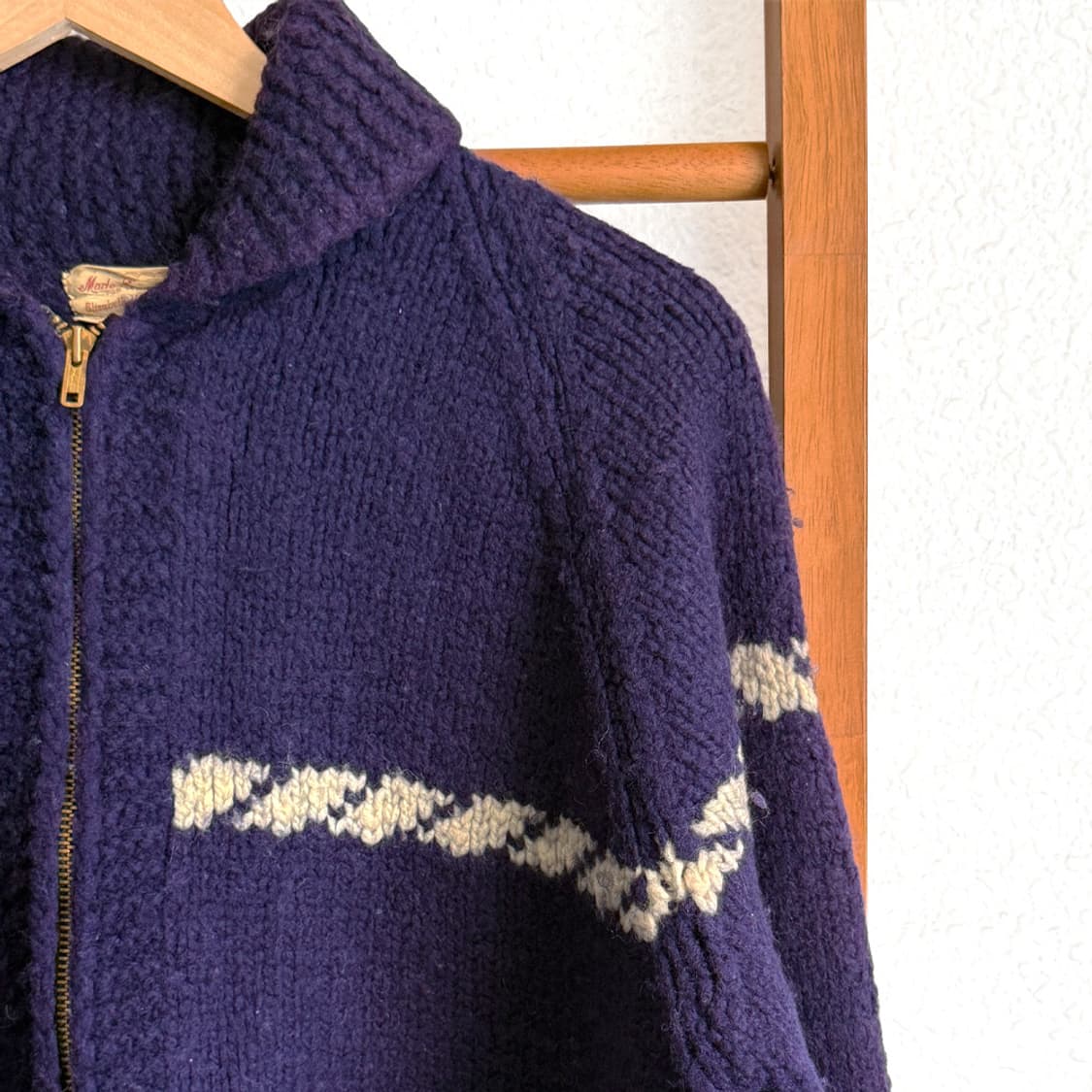 네이비 노르딕 코위찬 니트 가디건 상품이미지2