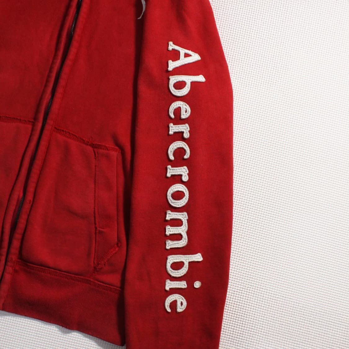 Abercrombie 아베크롬비 레드 후드집업  상품이미지4