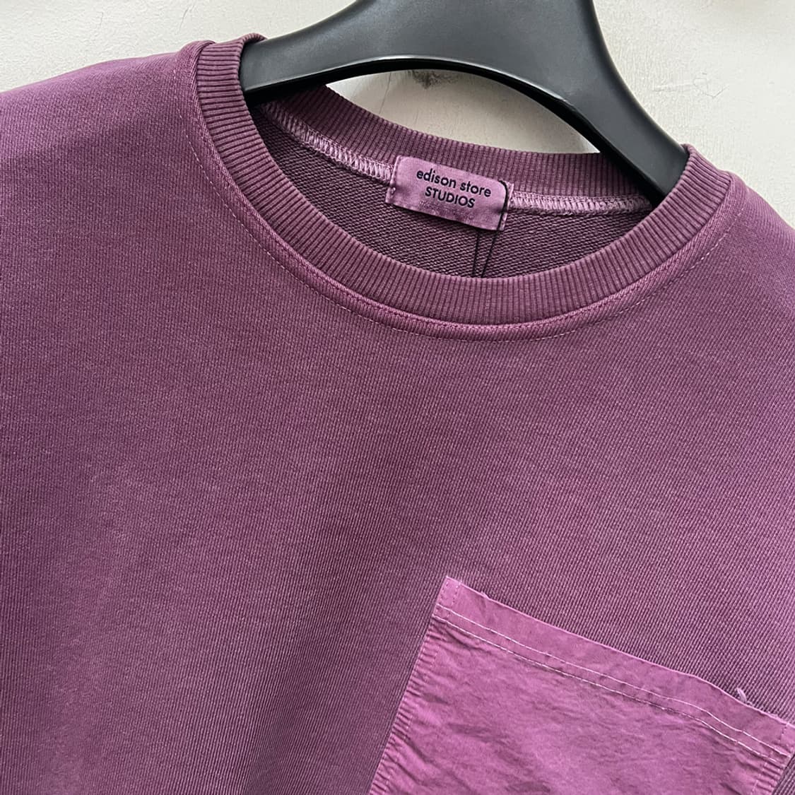 VTG 에디슨 스토어 피그먼트 맨투맨 FREE 상품이미지3