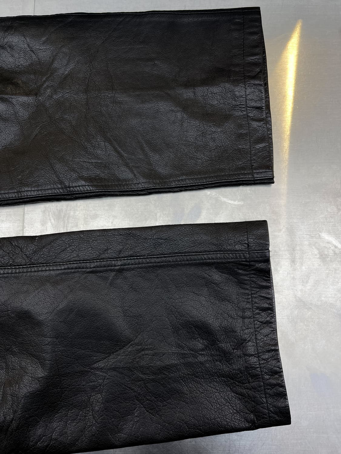 Japanese Vintage 90s 램스킨 레더 팬츠 상품이미지6