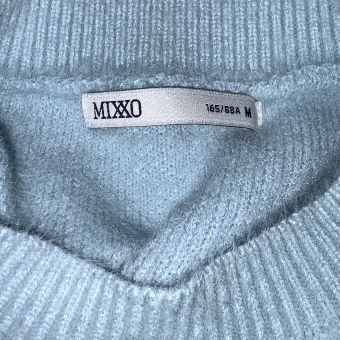 미쏘 소라색 니트 상품이미지2