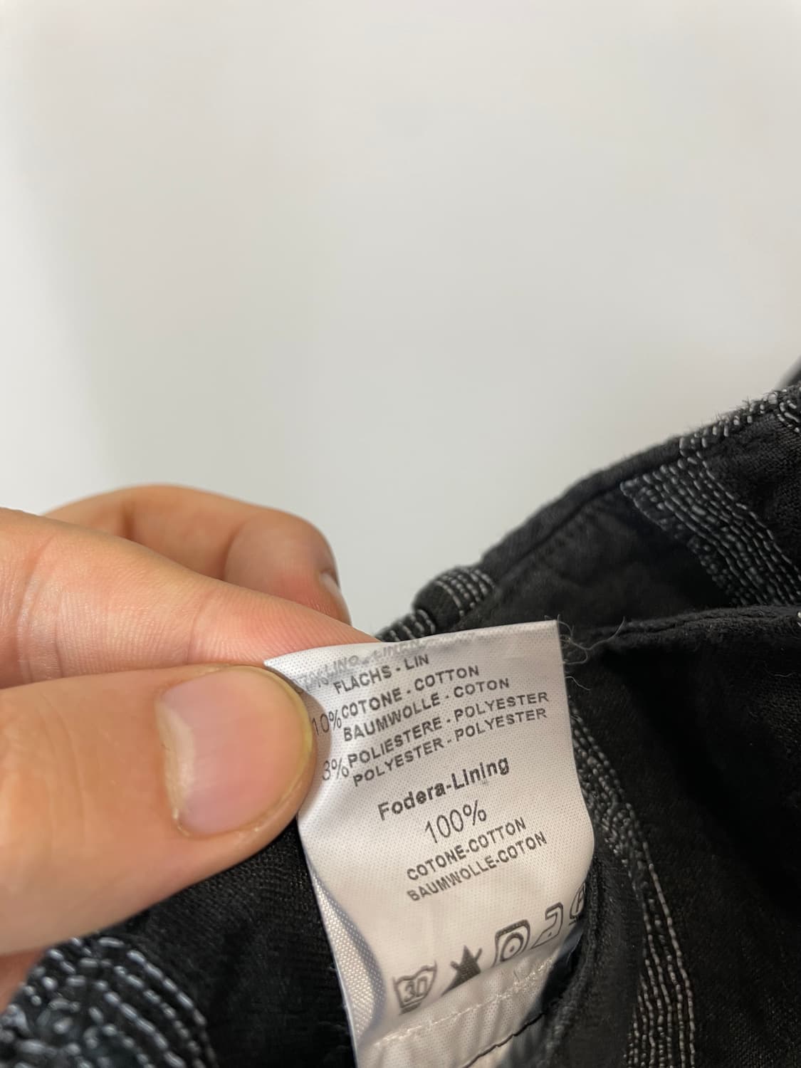 (S) Transit 트랜짓 아티저널 스트라이프 코튼 린넨 팬츠 상품이미지8