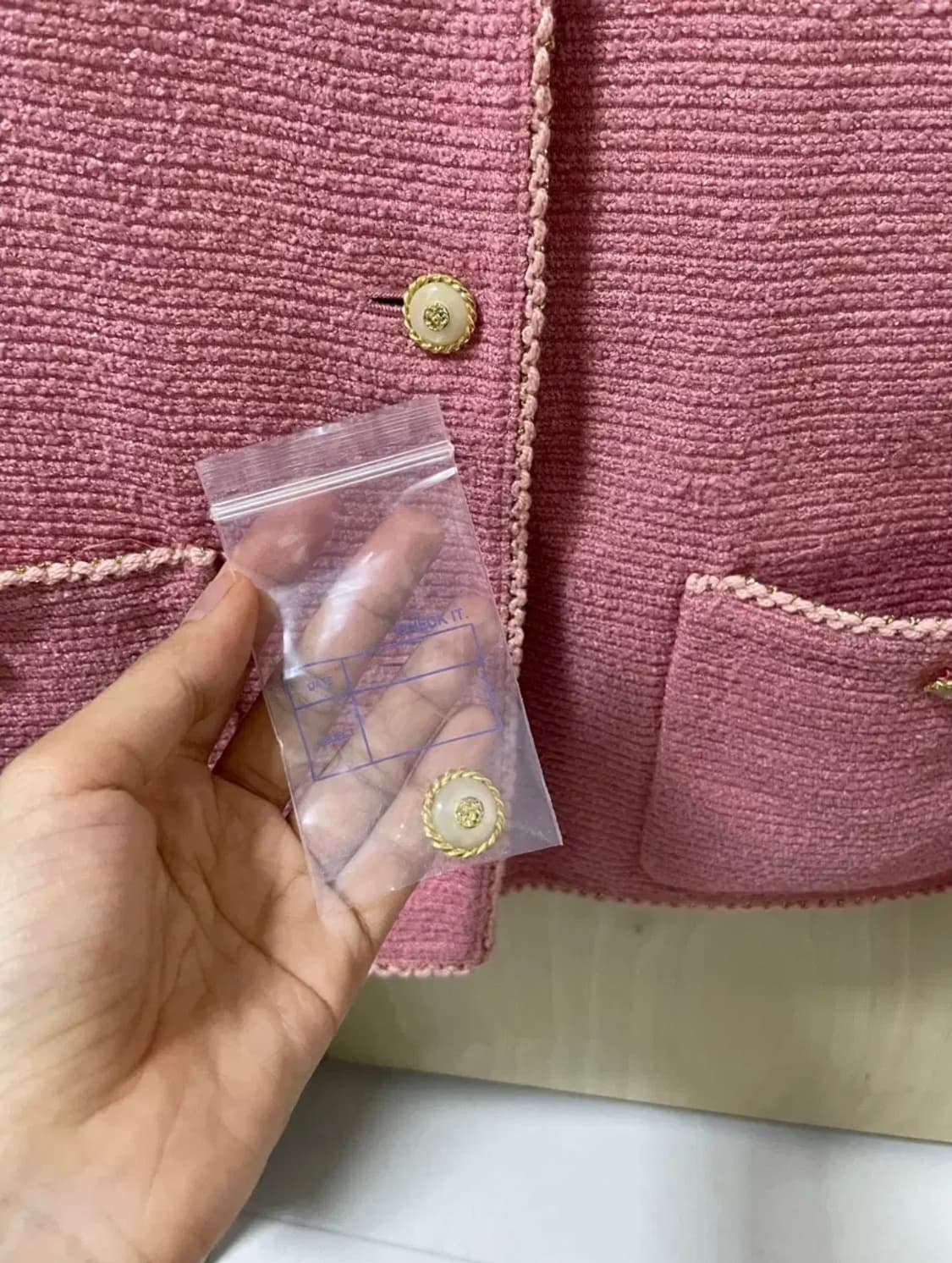 빈티지 핑크 자켓 상품이미지3