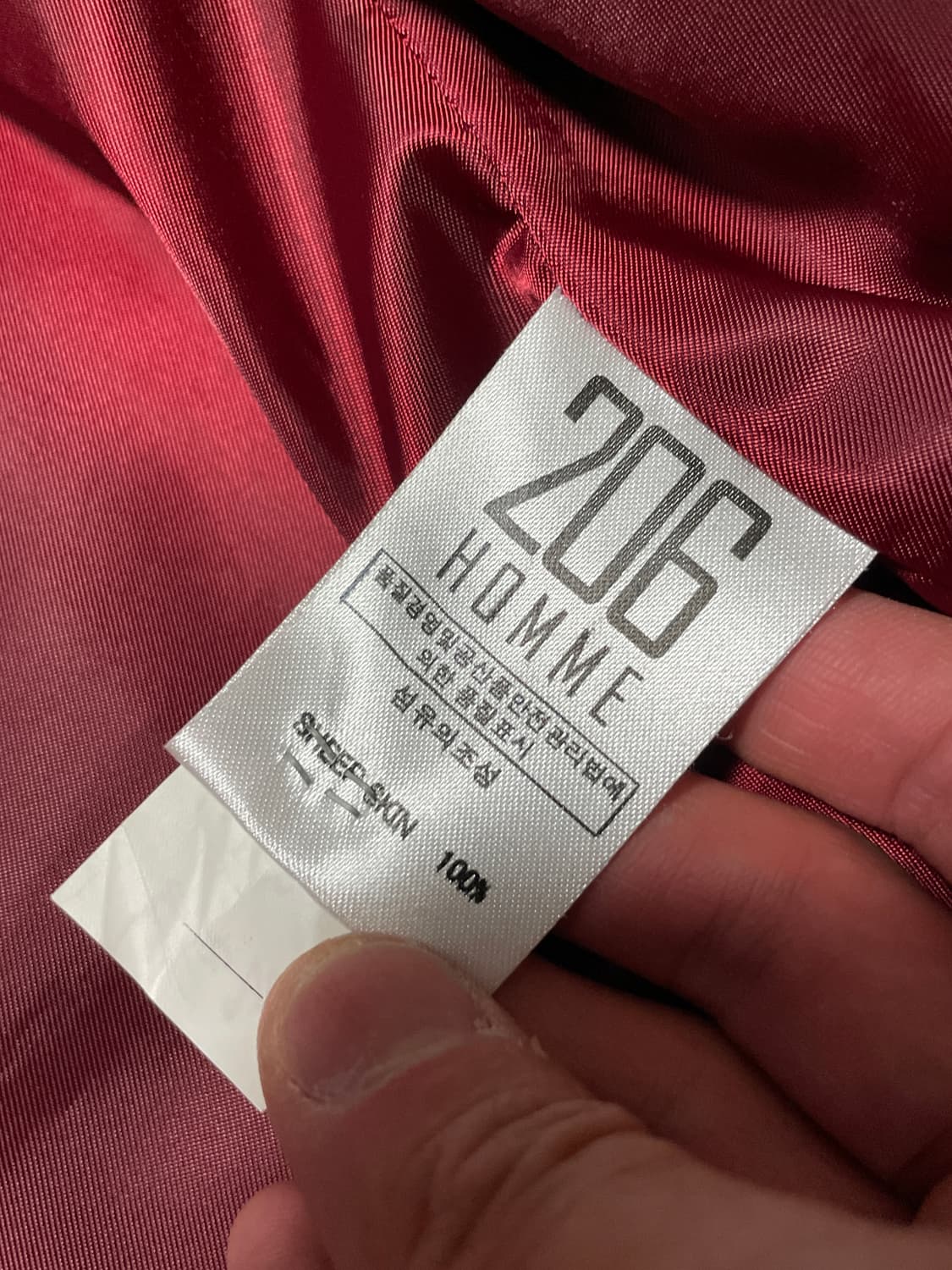 [46] 206옴므 웨스턴 무드 쉽스킨 양가죽 절개 레더 자켓 상품이미지10