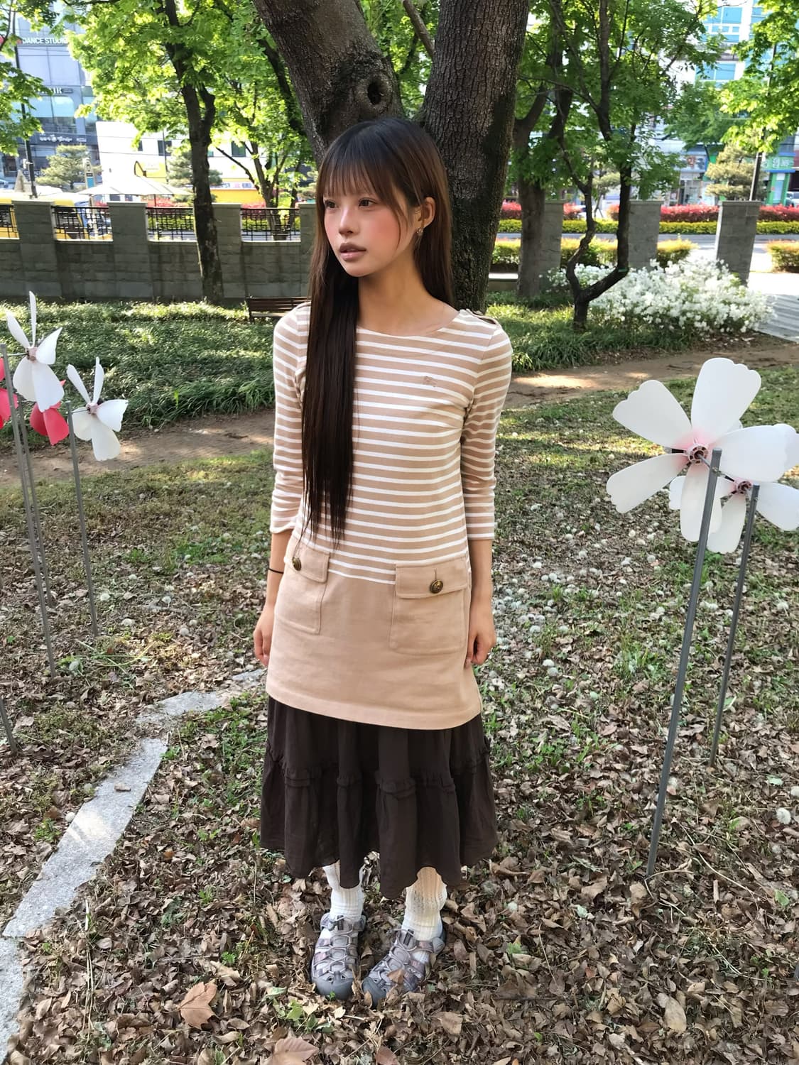 burberry striped dress 상품이미지2