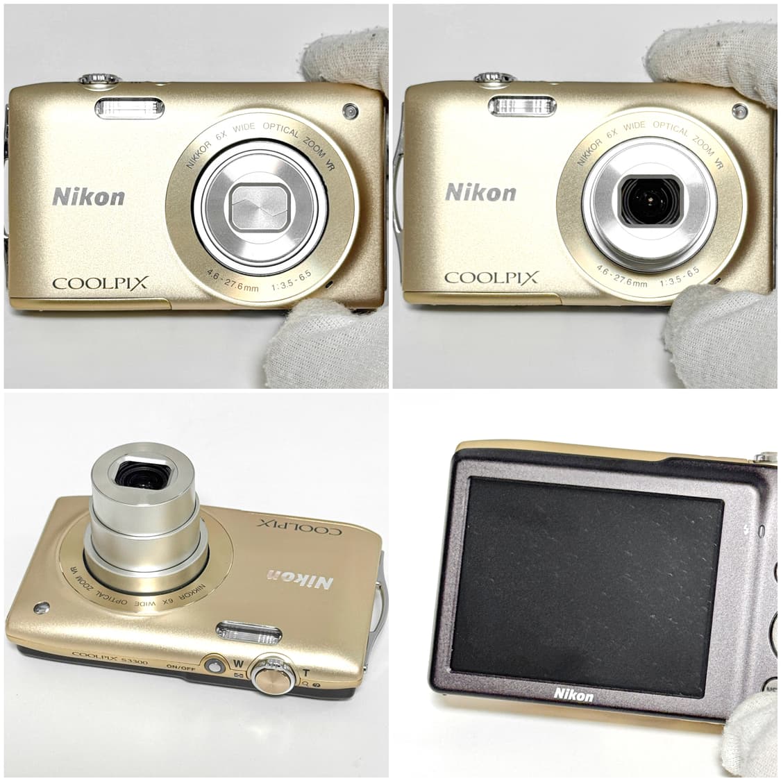 니콘 쿨픽스 S3300 골드 빈티지디카 상품이미지4