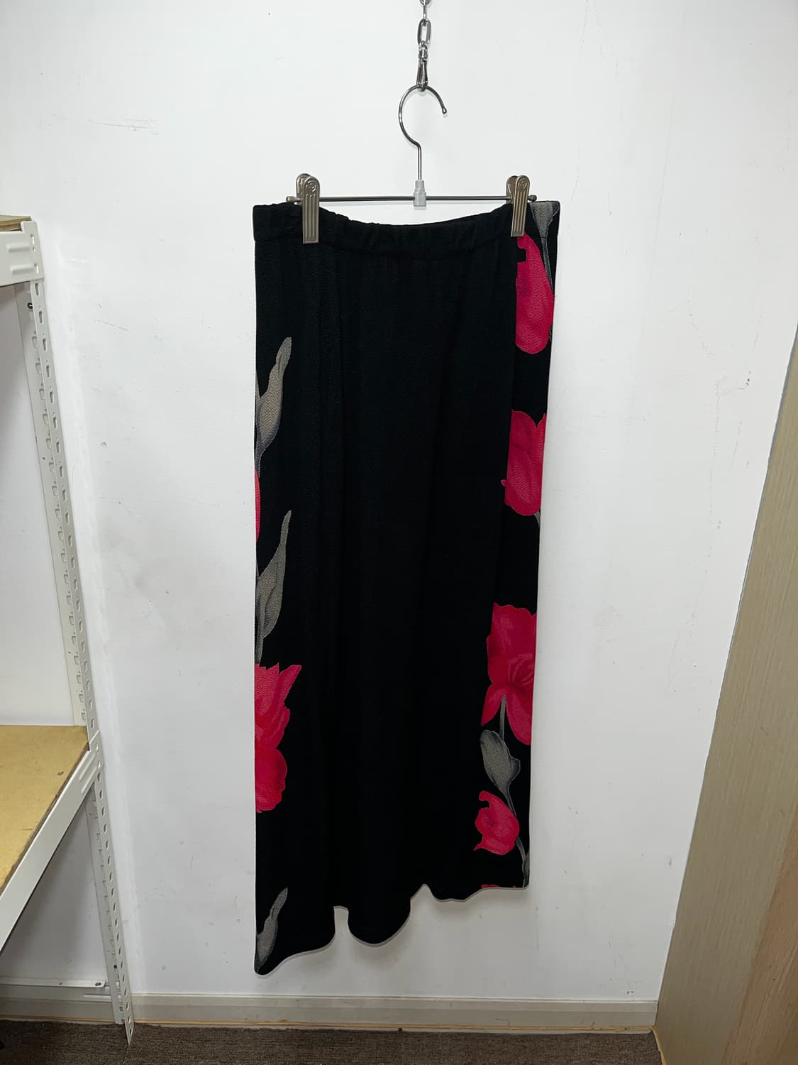 일본 빈티지 로즈 롱 스커트 상품이미지4