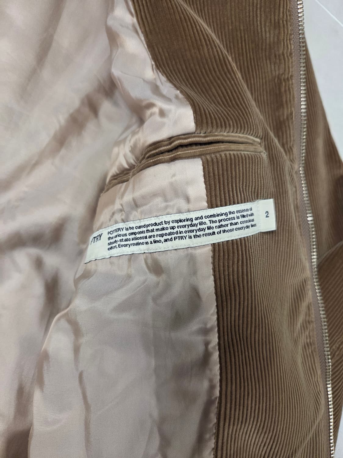 포터리 코듀로이 드리즐러 자켓 2size 상품이미지3