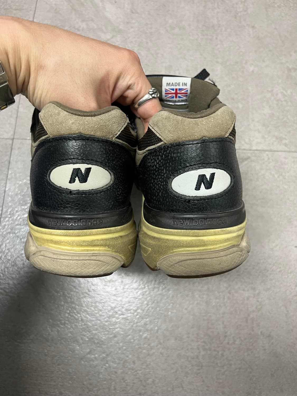 뉴발란스 991.9 UK 캐비어앤보드카 US8 (M9919CV) 상품이미지5