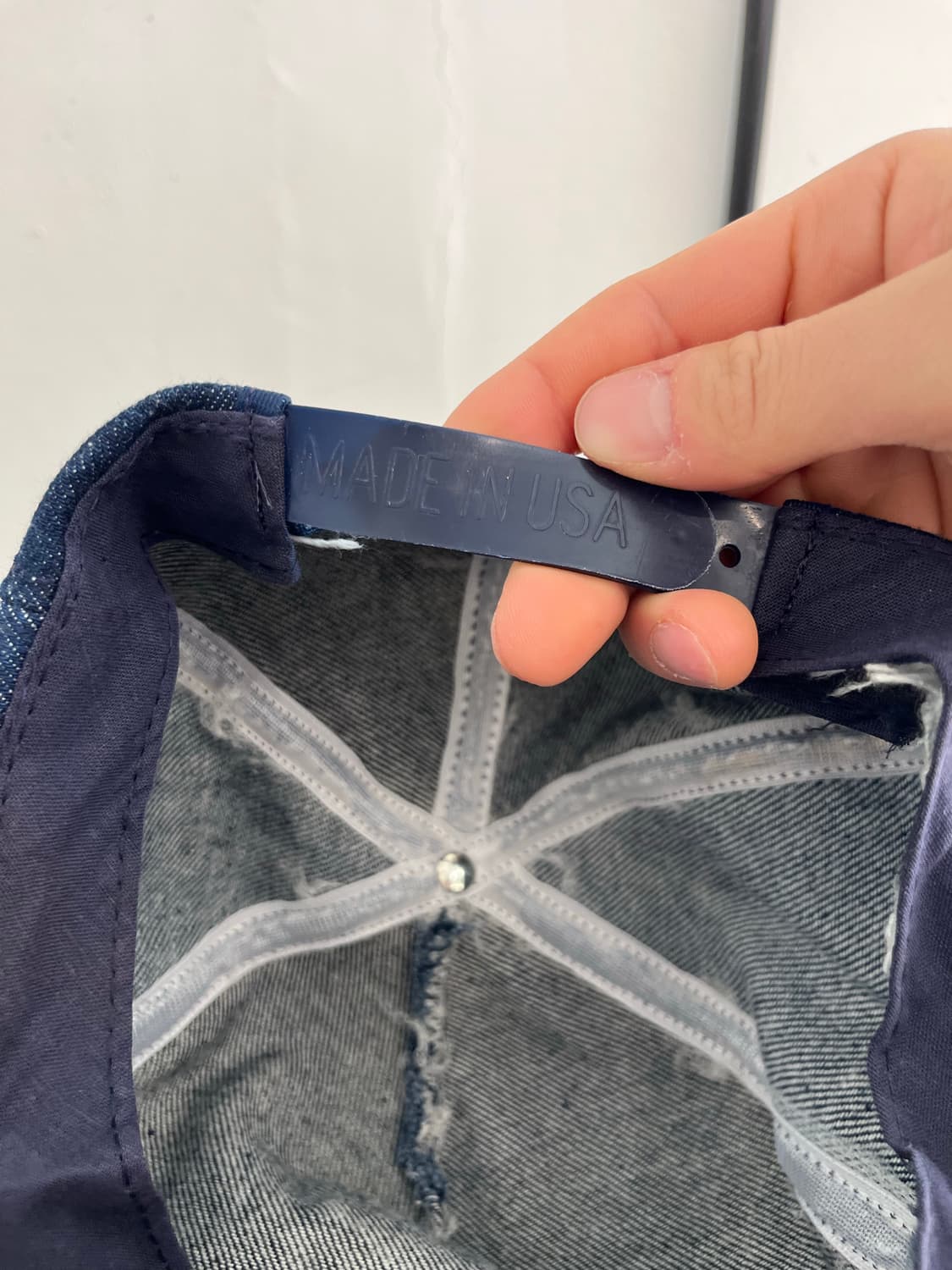 90s American Legion (미국 참전용사 단체) 데님 캡  상품이미지5