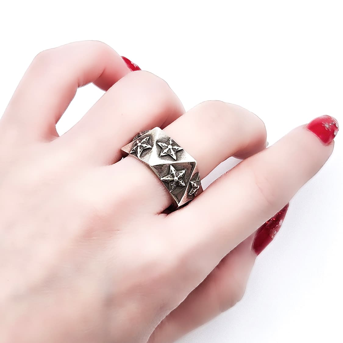 [20] 크롬하츠 스타 펜타곤 링 B1213C205 상품이미지4