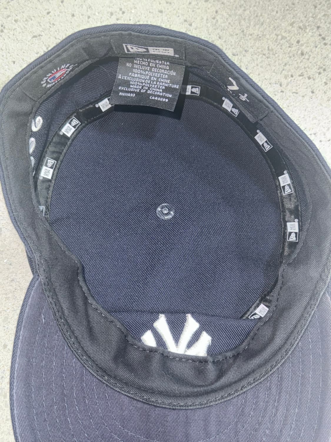 뉴에라 필박스 피티드 캡 네이비 712 사이즈 상품이미지4