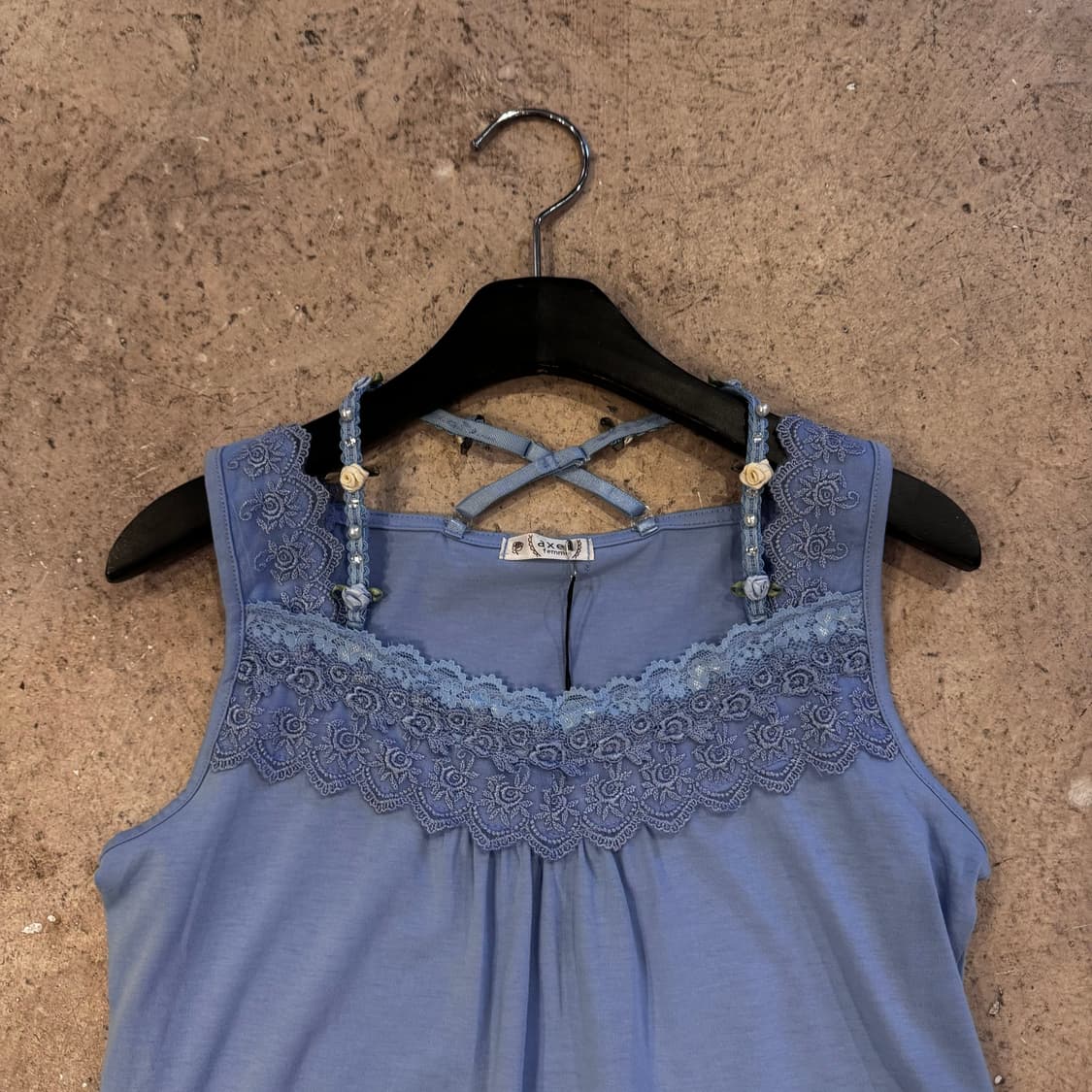 AXES FEMME 플로럴 스트랩 나시 상품이미지2