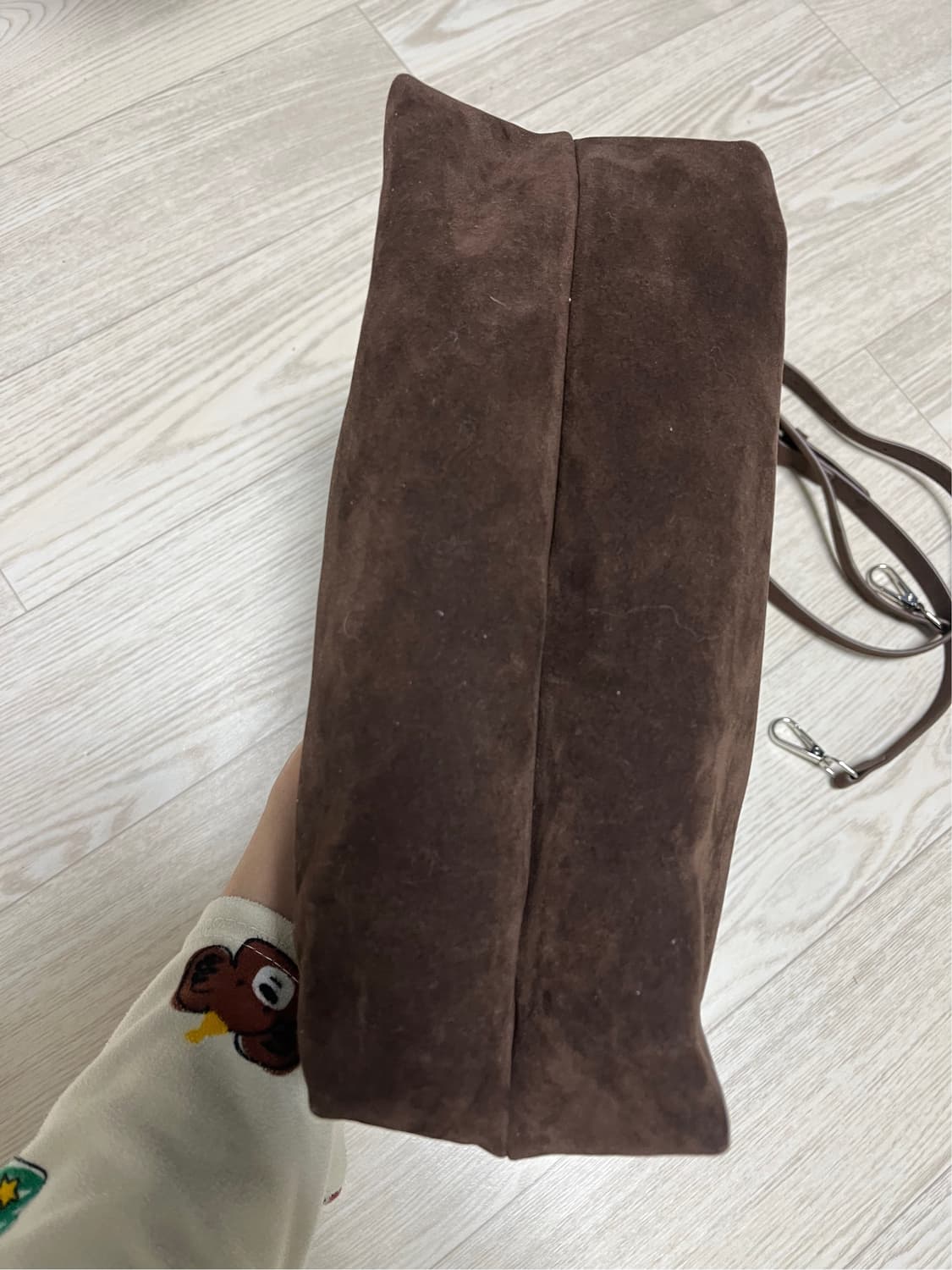 자라 스웨이드 미니 볼링백 상품이미지5