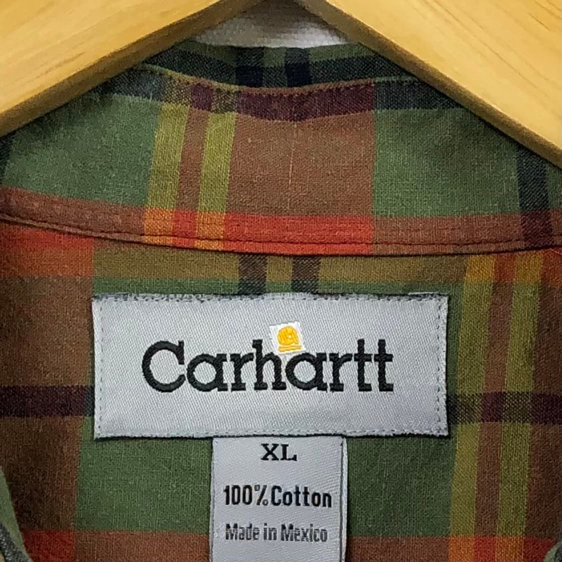 XL 칼하트 체크 워크 셔츠 상품이미지3
