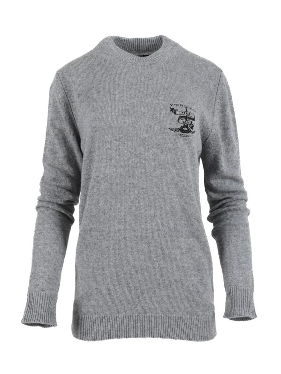 와이프로젝트 로고 울 블렌드 니트 상품이미지1