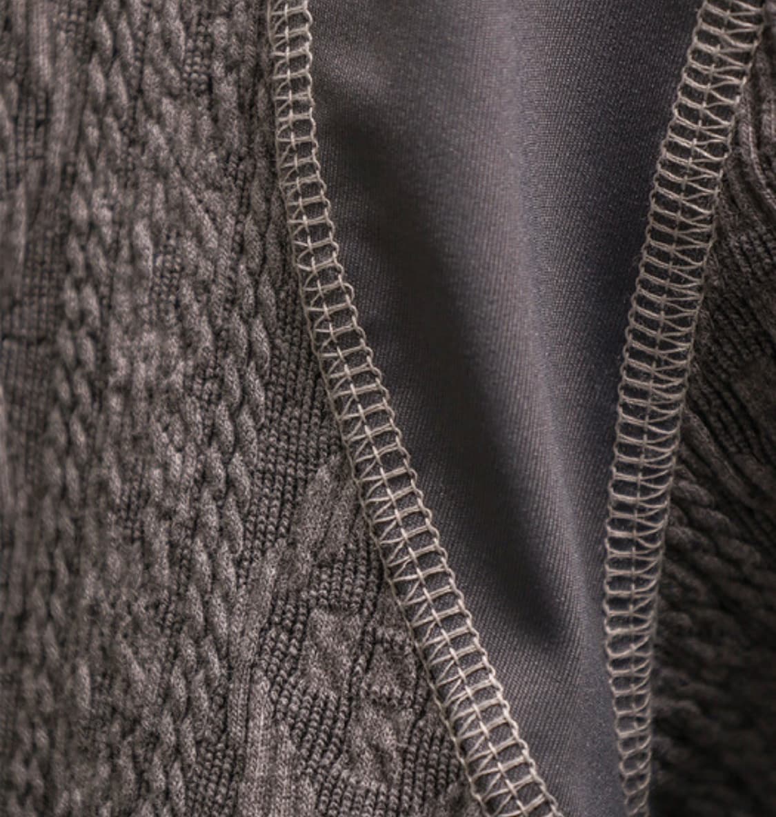AIR CABLE KNIT HALF 2WAY ZIP UP JACKET-V 상품이미지4