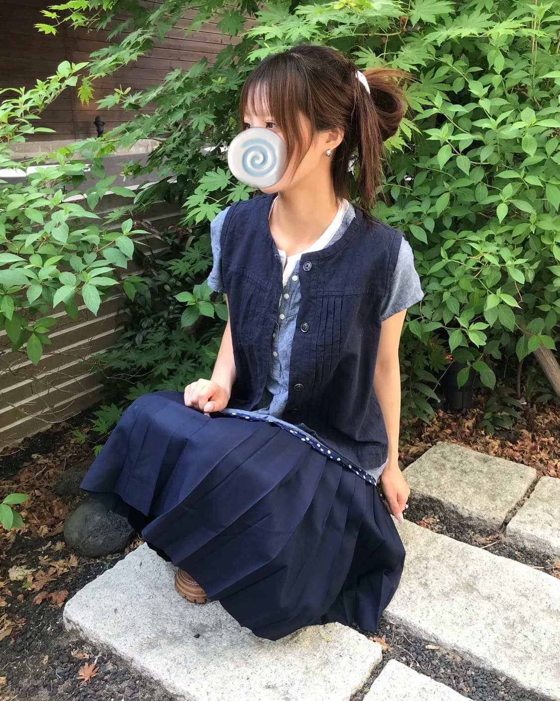 𖤐네이비 니혼진 코디set𖤐 상품이미지2