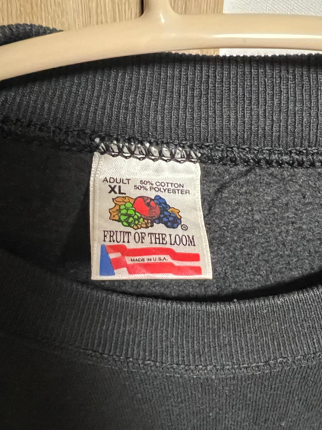 80s Fruit of the Loom 오페라 유령 스웻 판매합니다. 상품이미지5