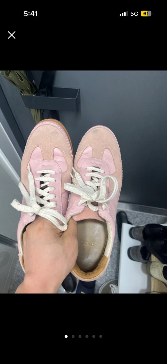 mmrb 핑크 독일군 스니커즈 상품이미지1