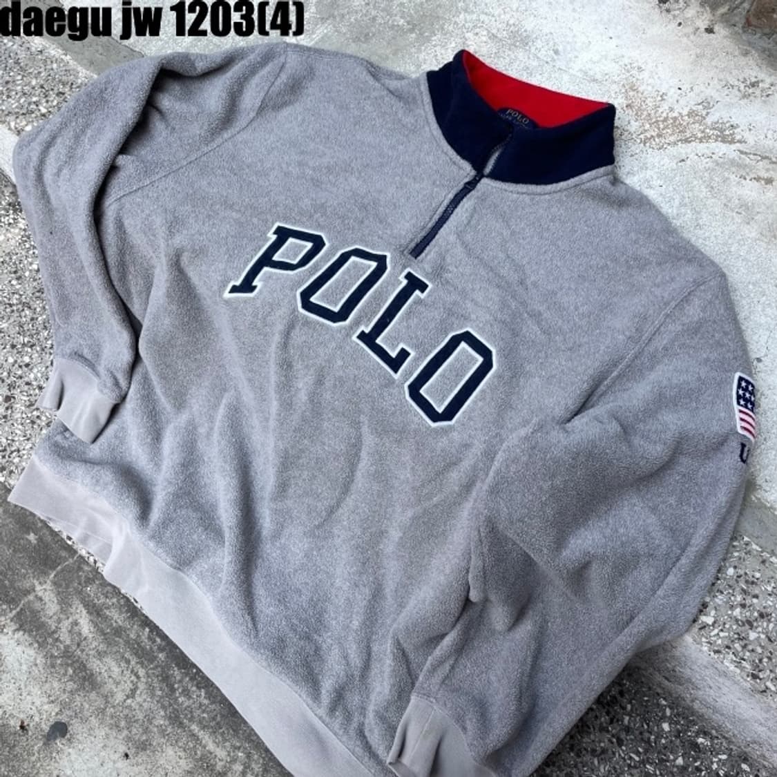 폴로 플리스 반집업 상품이미지2