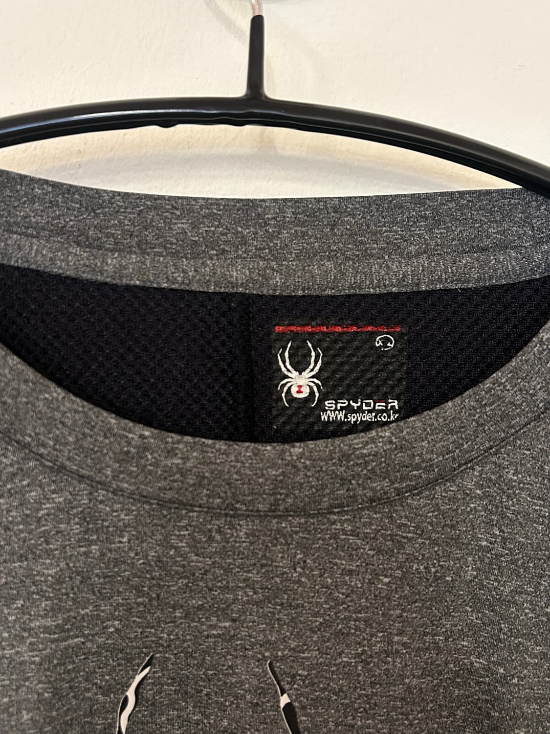 스파이더 남성 긴팔 티셔츠 그레이 XL 상품이미지2