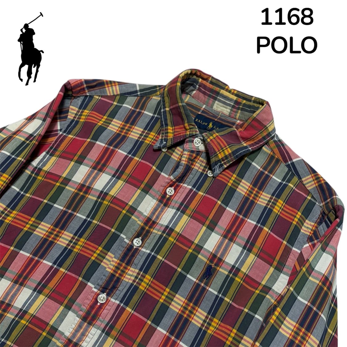 폴로 신형 체크 셔츠 M 상품이미지4