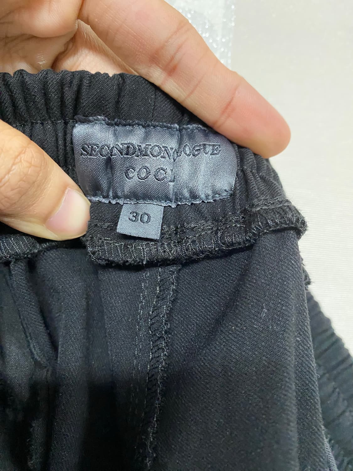 커스텀어클락 블랙 색상 카고 조거 팬츠 30 상품이미지3