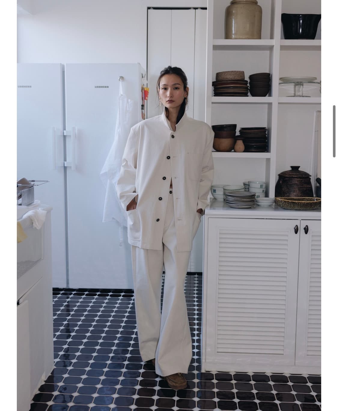 파르벵 워크자켓 새상품 아이보리 상품이미지3