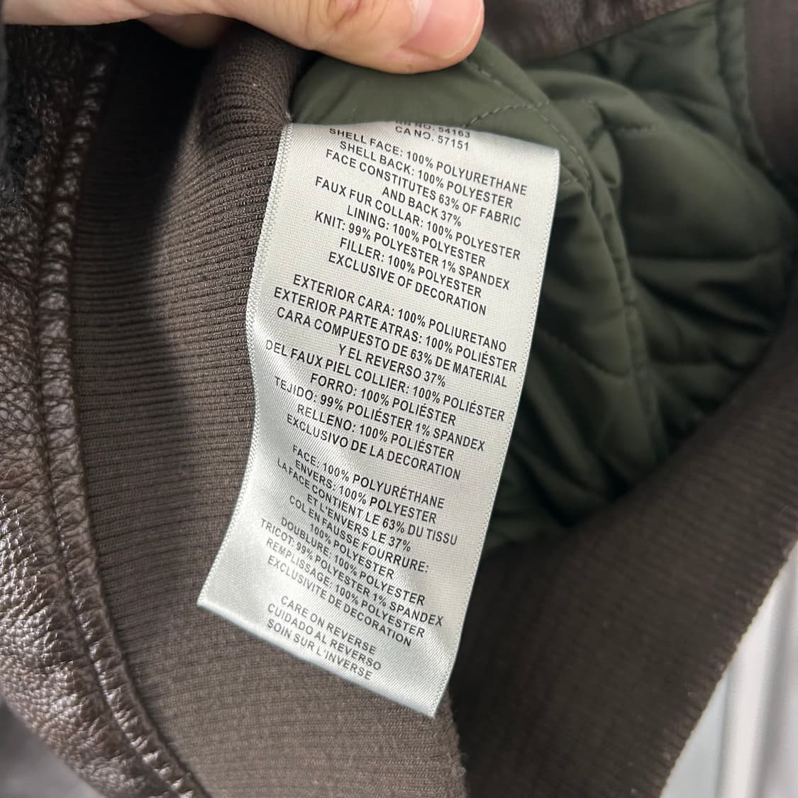 리바이스 레더 쉐르파 자켓 상품이미지9