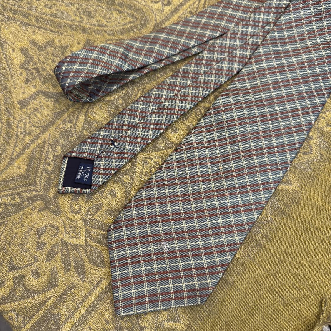 BURBERRY 버버리 실크 체크 넥타이 하이엔드 명품 타이 N475 상품이미지1
