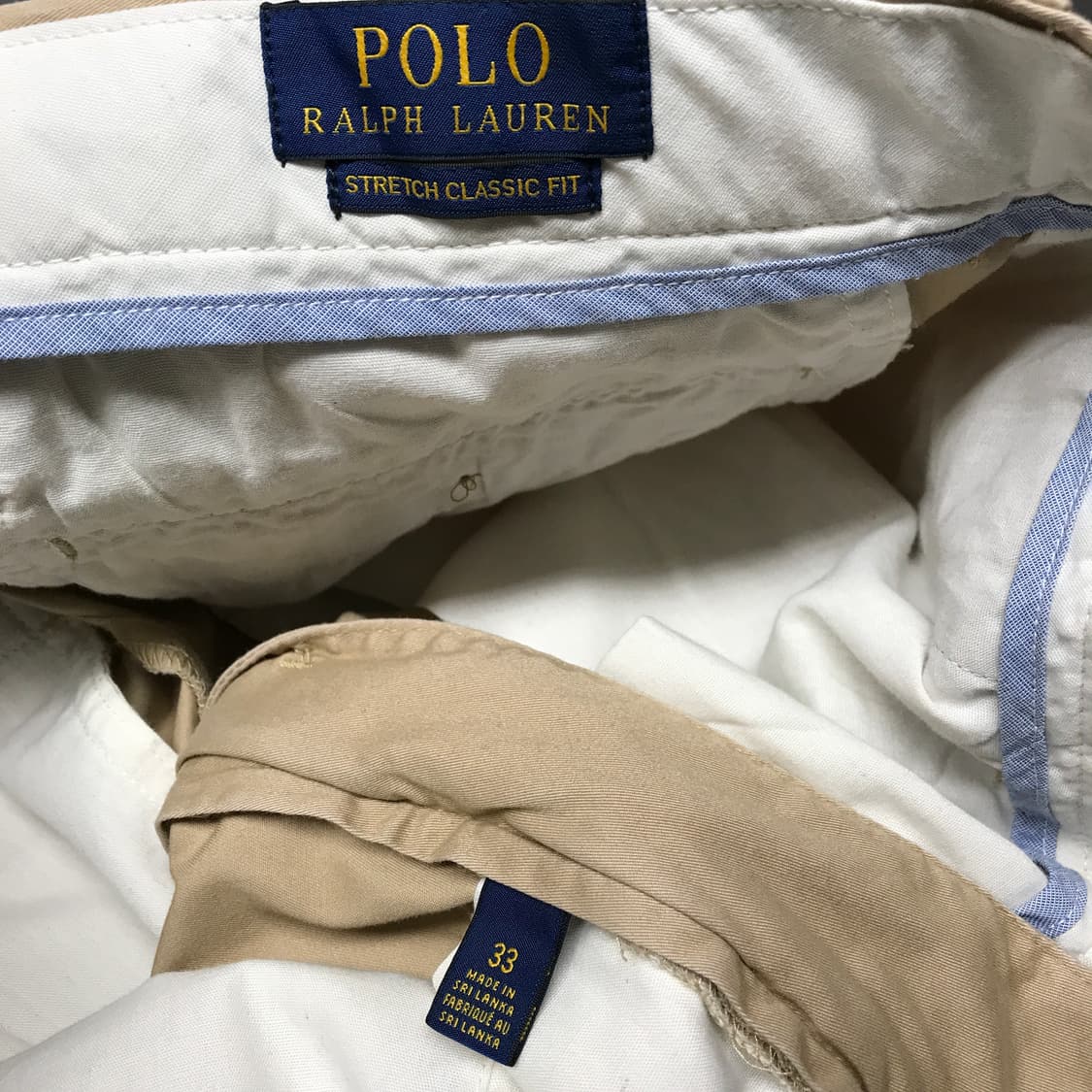 폴로 랄프로렌 멀티 자수 치노 반바지 베이지 33 상품이미지6