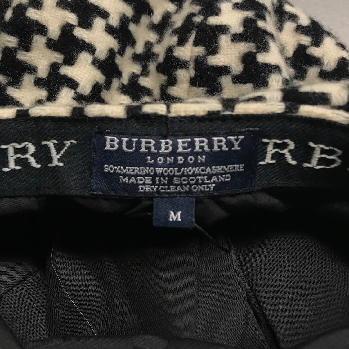 버버리 하운드투스 체크 헌팅캡 M 상품이미지4