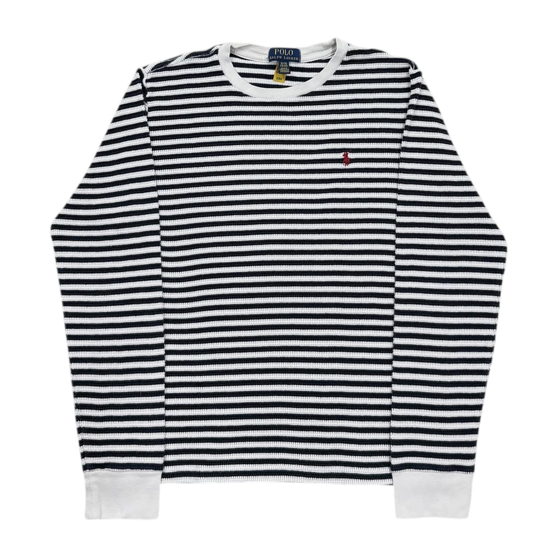 폴로 랄프로렌 와플 스트라이프 긴팔 티셔츠 상품이미지1