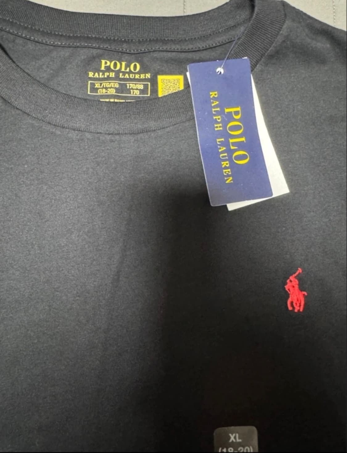여성 폴로 랄프로렌 [보이즈] 블랙 반팔 티셔츠 XL 여성 55-66 상품이미지2