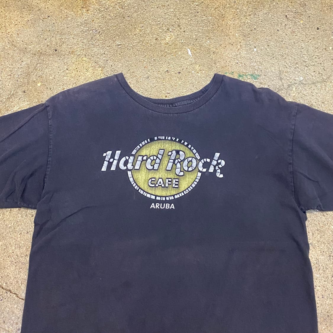 미국 빈티지 하드락 카페 ARUBA 아루바 투어티 락티셔츠 반팔티 상품이미지2