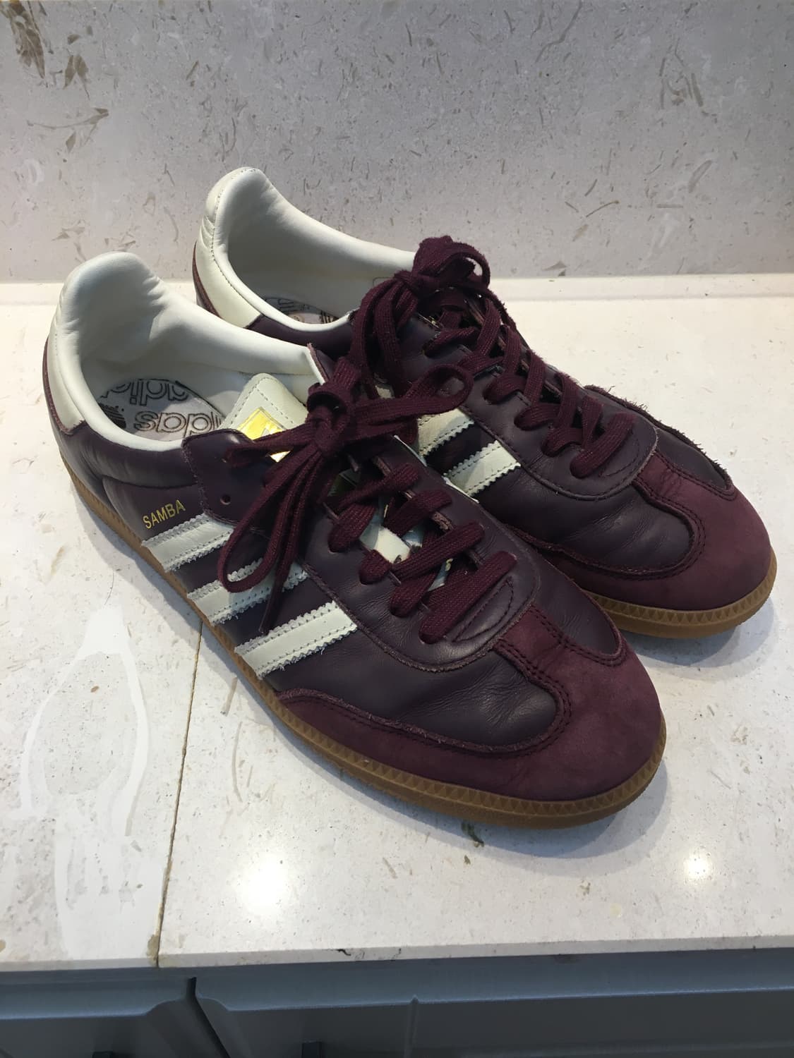아디다스 삼바 마룬 크림 화이트 상품이미지1