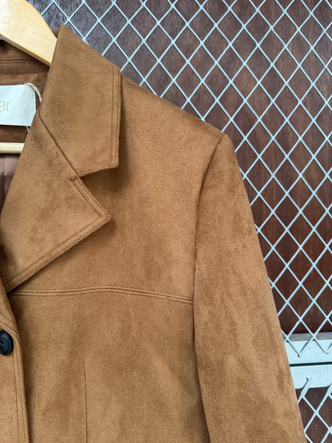 어라운드율 조셉 스웨이드 싱글 블레이저 자켓 F 상품이미지3