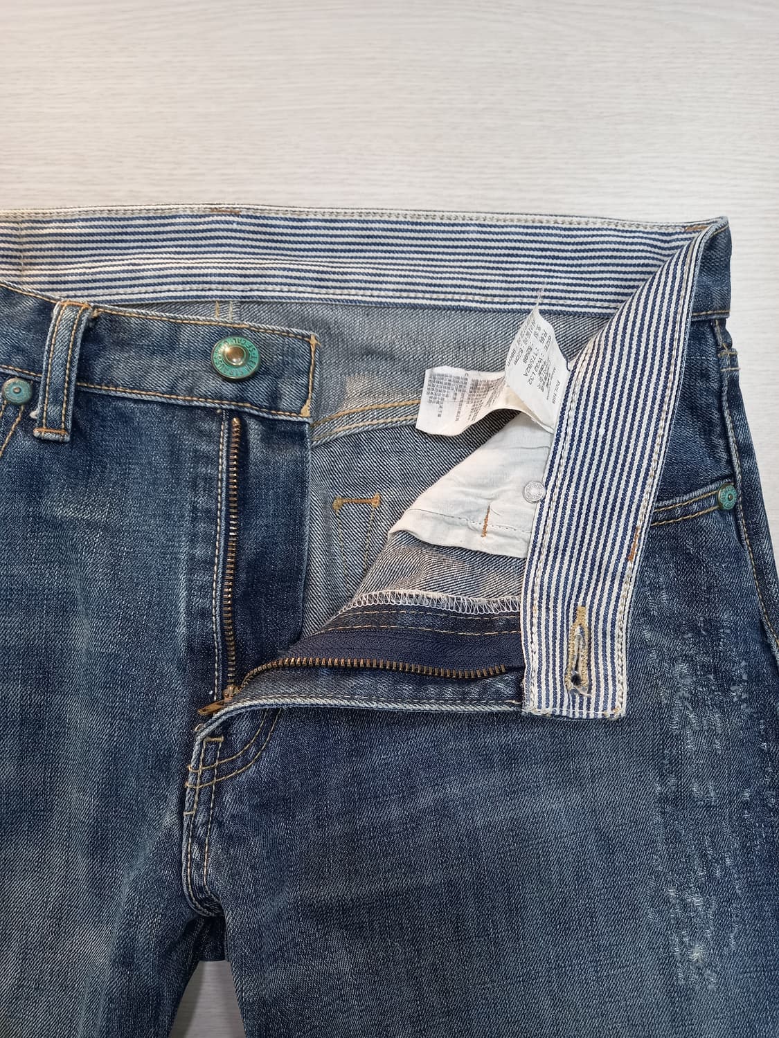 32 리바이스523 데미지워싱 일자진 32-364 상품이미지7