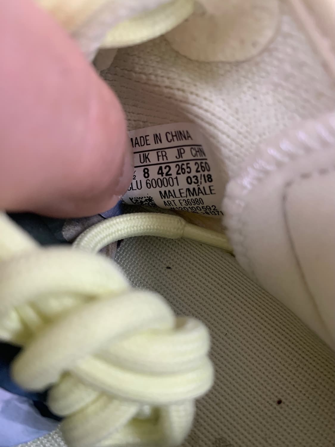 아디다스 이지부스트 350 v2 버터 265 상품이미지9
