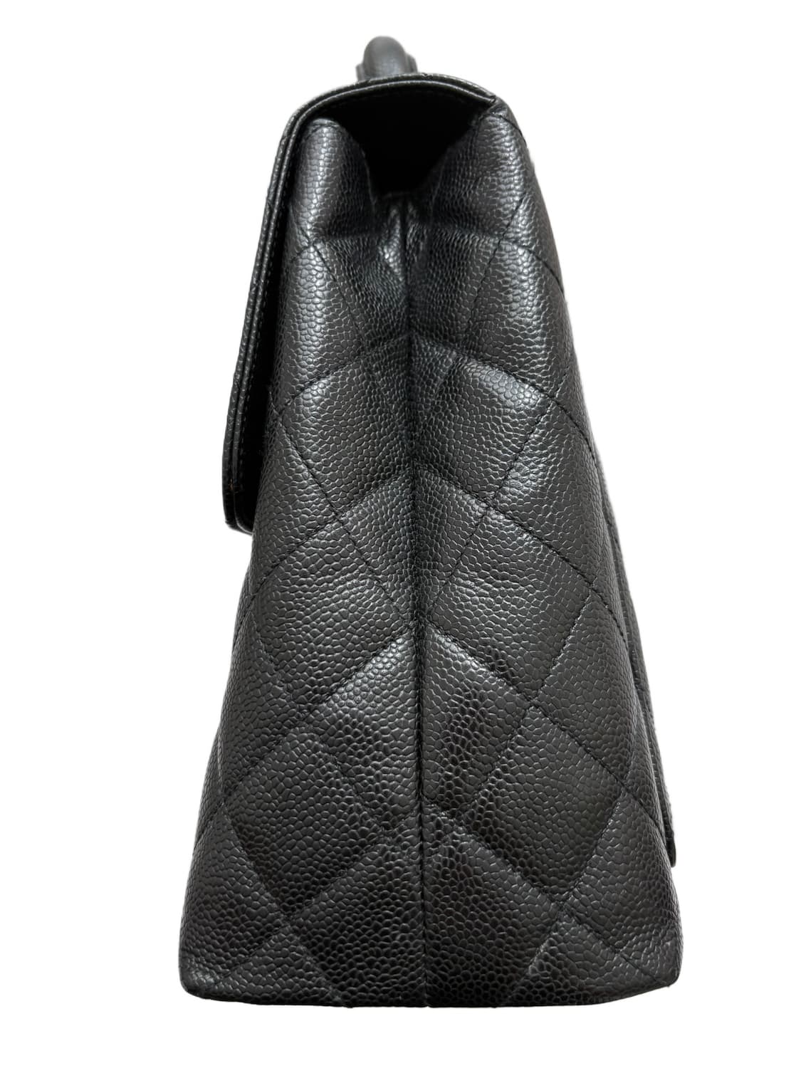 샤넬 90년대 빈티지 캐비어 켈리 탑핸들 백 상품이미지4