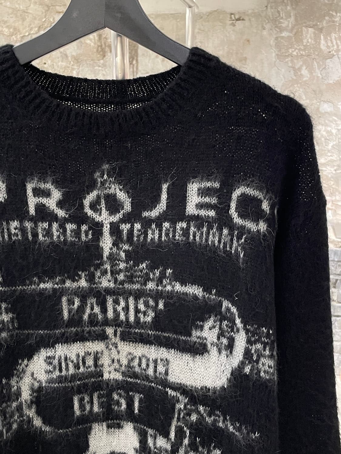 와이 프로젝트 블랙 파리 베스트 모헤어 니트 상품이미지3