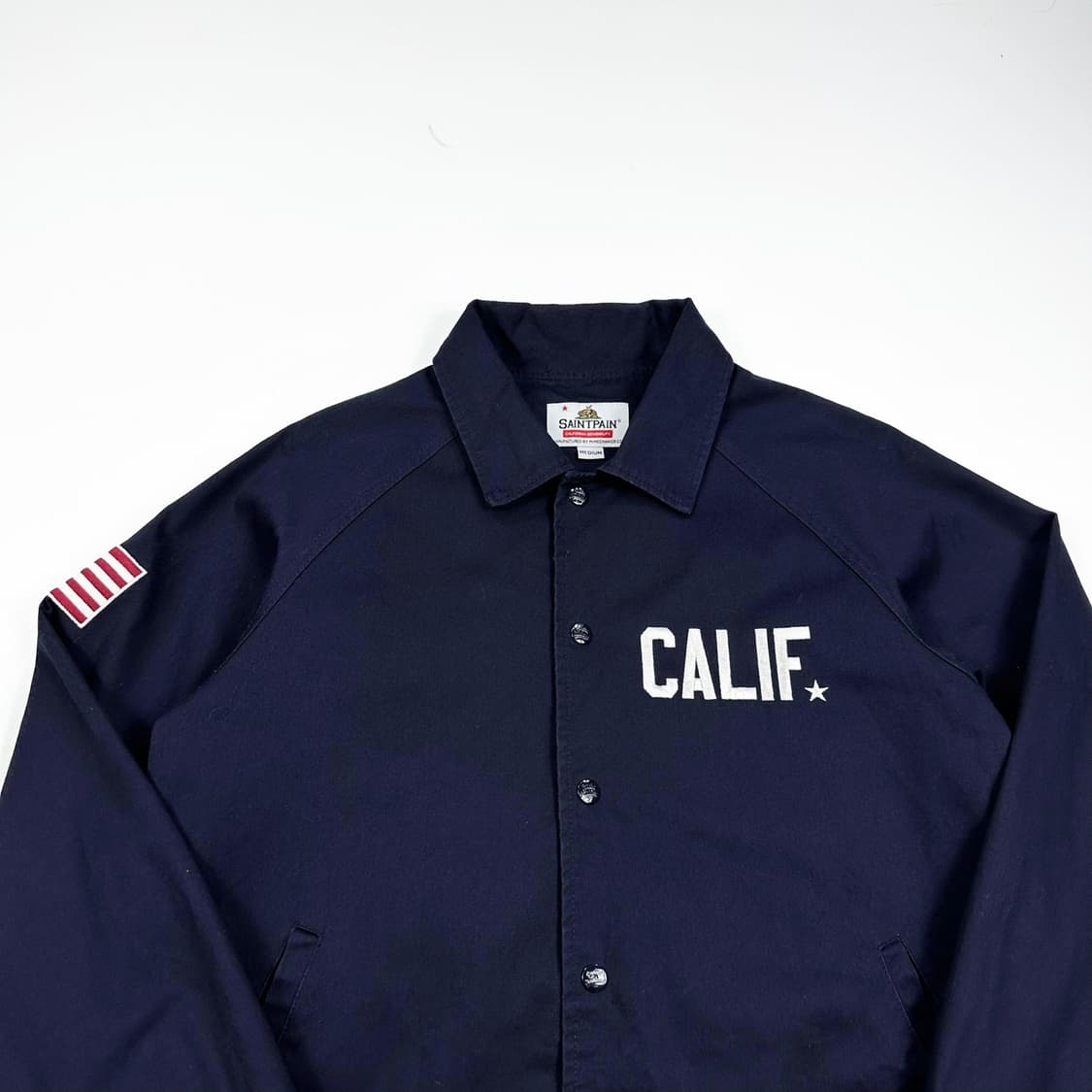 세인트페인 미카엘 네이비 코튼 코치자켓 (M) 상품이미지1