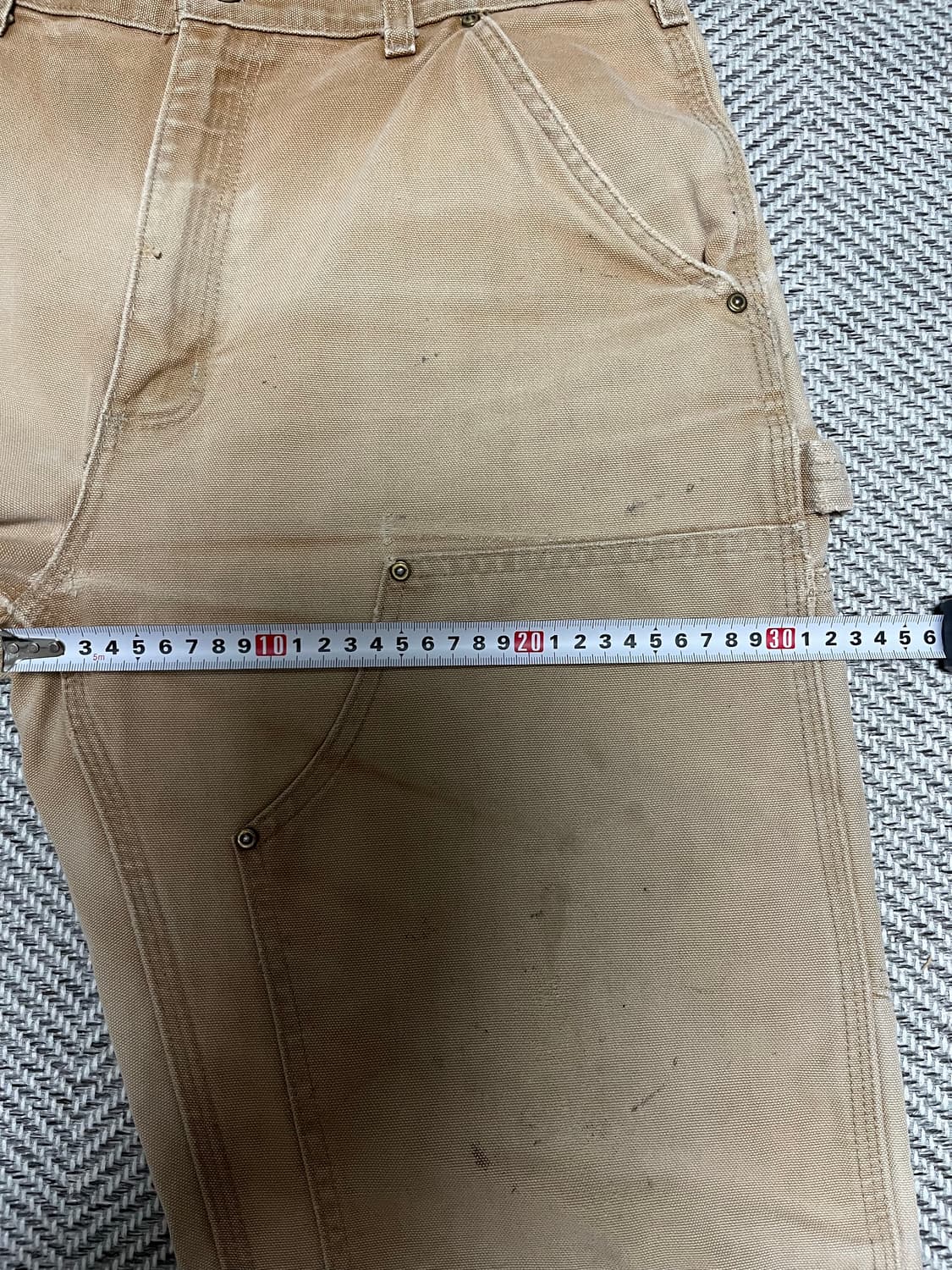 칼하트 더블니 b01 brn 페이디드 32x34 상품이미지5