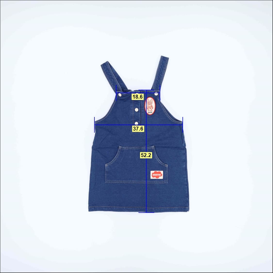 [130] 베베드피노 키즈 멜빵 청치마 1204HR2 상품이미지7